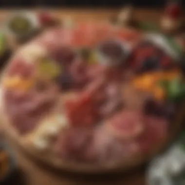 A Festive Charcuterie Presentation A festive charcuterie board perfect for celebrations
