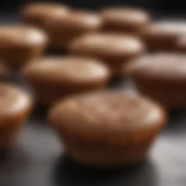 Baking cups featuring intricate designs and patterns.