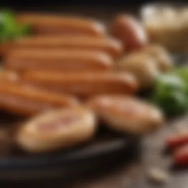 Comparison of various chicken sausage products