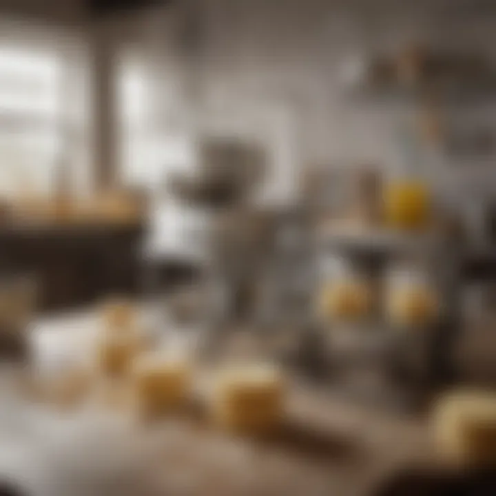 Equipment used in mozzarella cheese production