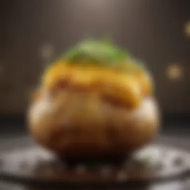 The Ideal Baked Potato A perfectly baked potato with a golden skin and fluffy interior