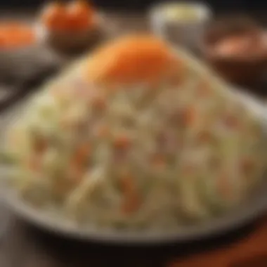 Historical representation of coleslaw in culinary traditions