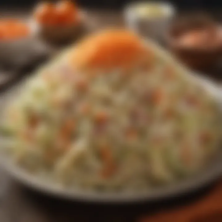 Historical representation of coleslaw in culinary traditions