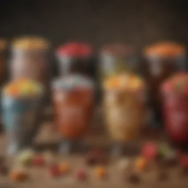 A visual comparison of various candy making pots