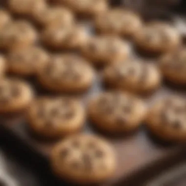 An artisan cookie box with various flavors of chocolate chip cookies