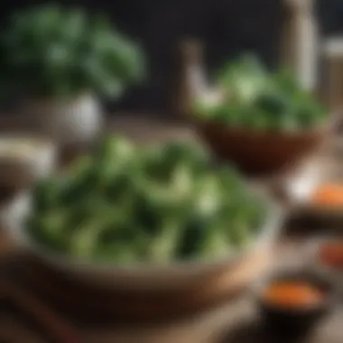 Diverse Chinese Dishes Featuring Broccoli A variety of Chinese dishes featuring broccoli