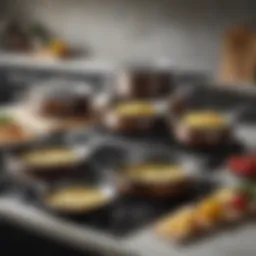 Calphalon Select Oil Infused Ceramic cookware set showcased elegantly