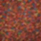 A vibrant assortment of candies showcasing color and texture.