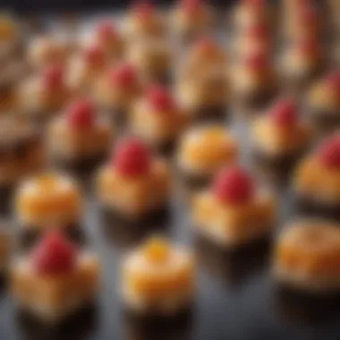 A modern dessert showcasing innovative use of flavor-enhancing candies.