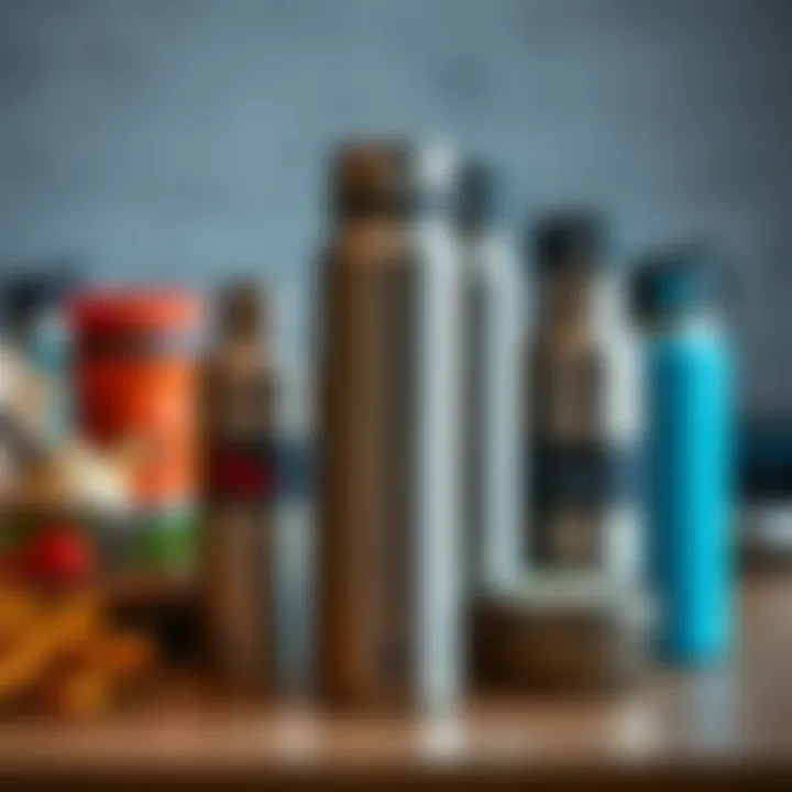 Side-by-side comparison of popular thermos brands and models