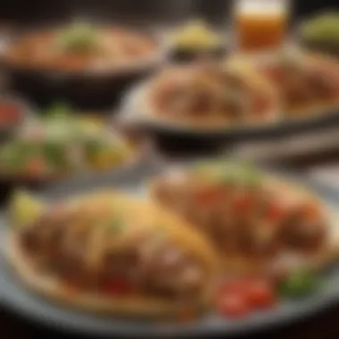 Savory Main Courses to Delight Your Guests Delicious main course featuring tacos and enchiladas