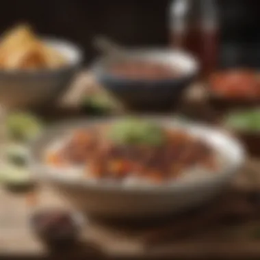 Accompaniments That Elevate the Meal Exquisite sides including rice and beans