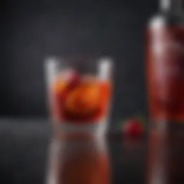 The Art of the Perfect Negroni Perfectly crafted Negroni cocktail in a glass