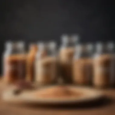 Nutrient-Dense Grains and Legumes Selection of grains and legumes in glass jars
