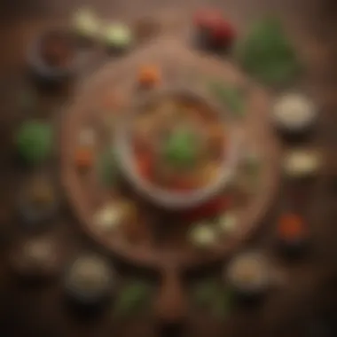 Flavor Enhancers for Clean Eating Herbs and spices arranged on a wooden table