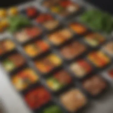 Organized Meal Prep for a Healthy Lifestyle Meal prep containers filled with wholesome dishes