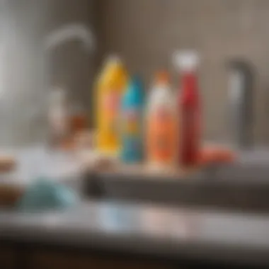 Cleaning Products Overview Selection of effective cleaning products for stainless steel surfaces