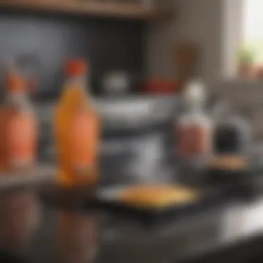 Choosing the Right Cleaning Agents Various cleaning agents suitable for stove vents