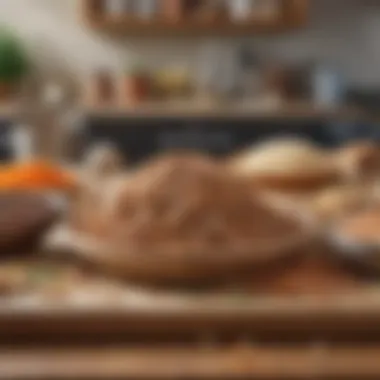 Foundations of a Brain-Healthy Diet A serene kitchen setting showcasing a variety of whole grains and legumes beneficial for brain health.