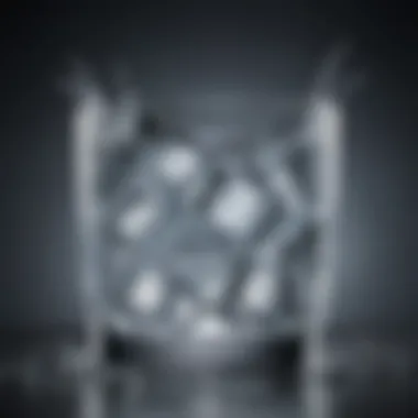 Impact of Cold Water on Weight Loss Refreshing cold water in a glass with ice cubes
