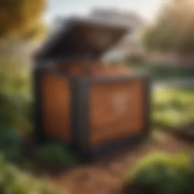 Community Composting Solutions Compost bin integrated into a community landscape