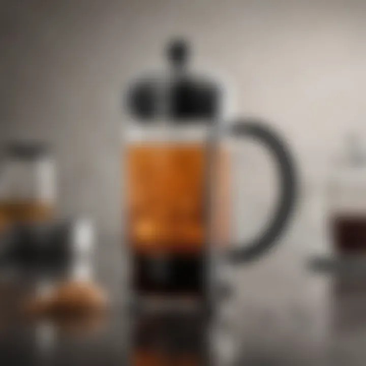 Comparison of different Bodum French press models highlighting their unique features.