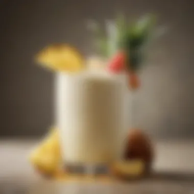 Key Ingredients of Pina Colada Extract A vibrant display of pina colada extract ingredients