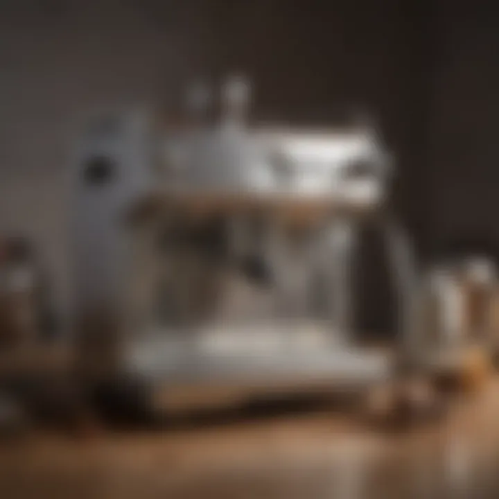 Detailed maintenance guide for espresso machines with essential tools