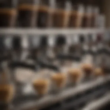 An array of various espresso machines highlighting their unique features