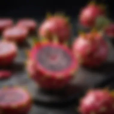 Culinary Uses of Dragon Fruit An array of dishes featuring dragon fruit as a main ingredient