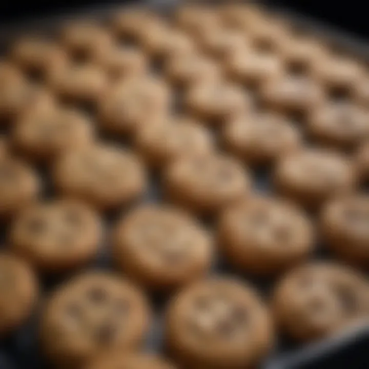 An assortment of cookies stored in an airtight container, highlighting their freshness