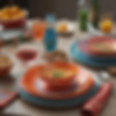 Festive Vibrance in Corelle Dinnerware Vibrant and colorful Corelle dinnerware pattern perfect for festive occasions