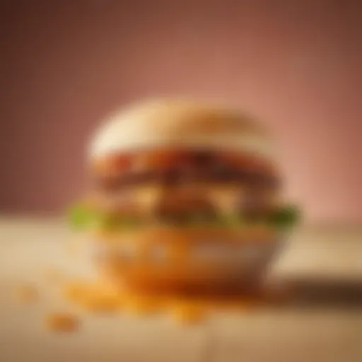 A close-up of the glossy Big Mac sauce in a small bowl, highlighting its creamy texture and vibrant color.