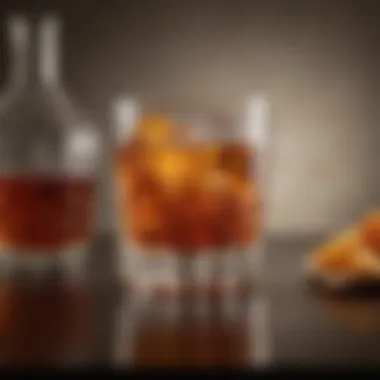 The Art of Presenting an Old Fashioned A beautifully crafted Old Fashioned cocktail served in a crystal glass