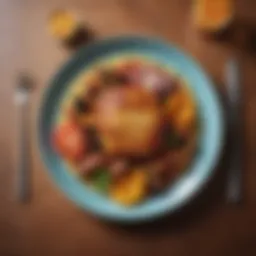 A vibrant plate featuring a balanced diabetic-friendly meal