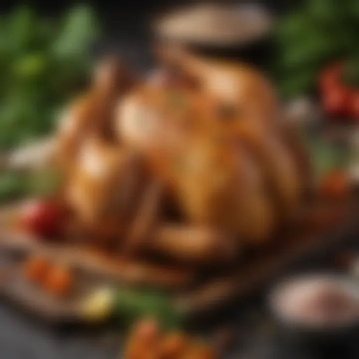 Close-up of vibrant plant-based ingredients used for crafting chicken substitute.