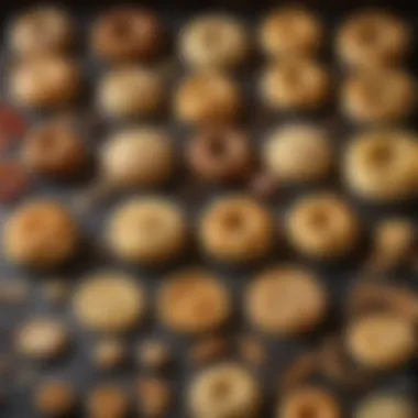 A detailed diagram illustrating various types of pastry dough