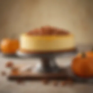 Step-by-step visualization of the cheesecake creation, emphasizing texture and colors