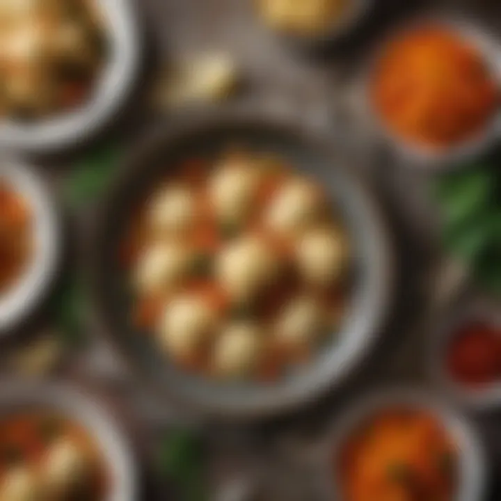 A vibrant plate showcasing ravioli paired with seasonal vegetables