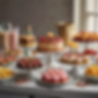 Sweet Delights for a Memorable Graduation Colorful dessert table featuring graduation-themed treats