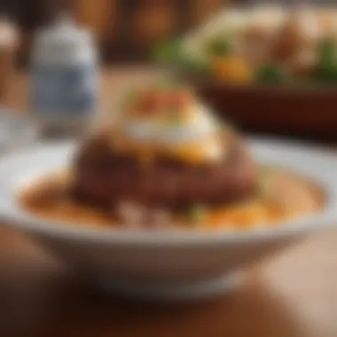 Taste of Tradition: Epcot's Signature Dish A close-up of a traditional dish that represents a specific country's cuisine.