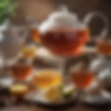 Aromatic Teas and Elegant Teapots Selection of fine teas and teapots