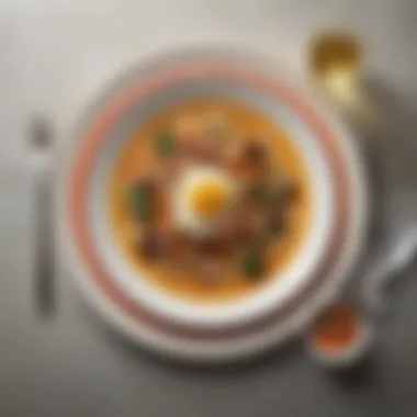 Culinary Inspiration from Around the World An exquisite plate of food inspired by international cuisine