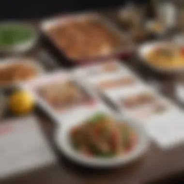 Your Weekly Culinary Itinerary A detailed calendar showcasing daily meal plans with diverse recipes