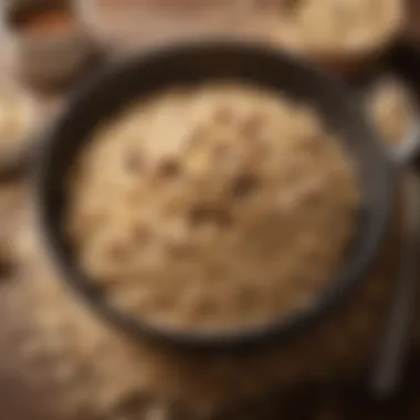 A dish featuring oatmeal incorporated into a multicultural recipe.