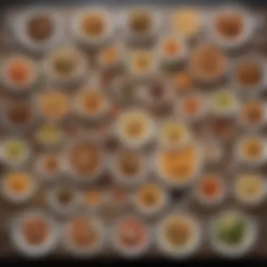 Variety of international dishes showcasing culinary diversity