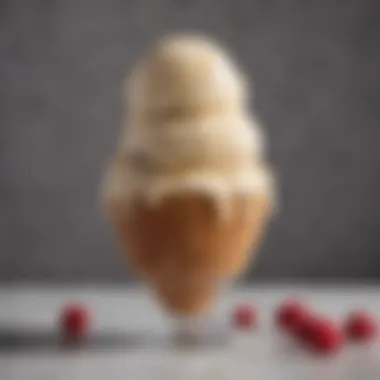 Innovative Dessert Ideas with Dairy-Free Ice Cream Creative dessert presentation using dairy-free ice cream