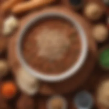 Fiber-Rich Foods for Blood Sugar Control A close-up of a bowl filled with fiber-rich foods such as beans, lentils, and whole grains.