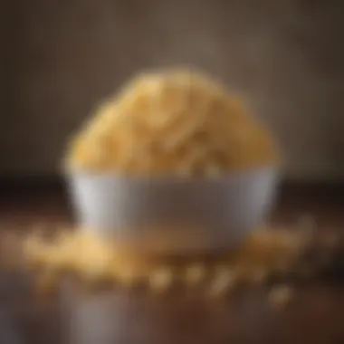 Healthy Air-Popped Popcorn with Nutritional Yeast A bowl of air-popped popcorn with a sprinkle of nutritional yeast