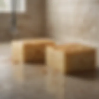 Before and After Soap Scum Removal Before and after comparison of cleaned tile surfaces